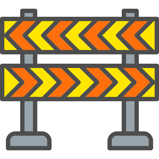 Road block Generic color lineal-color icon