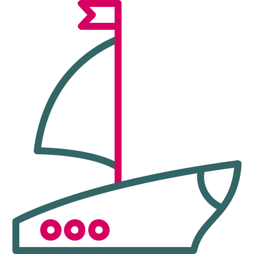 statek Generic color outline ikona