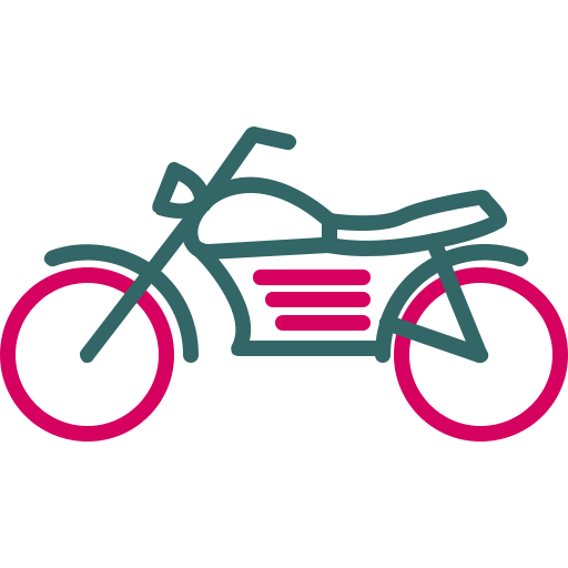 мотоцикл Generic color outline иконка