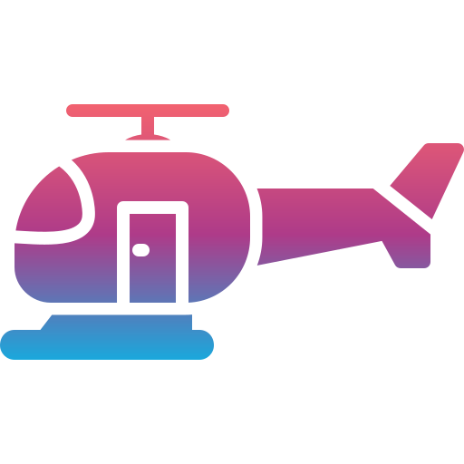 헬리콥터 Generic gradient fill icon