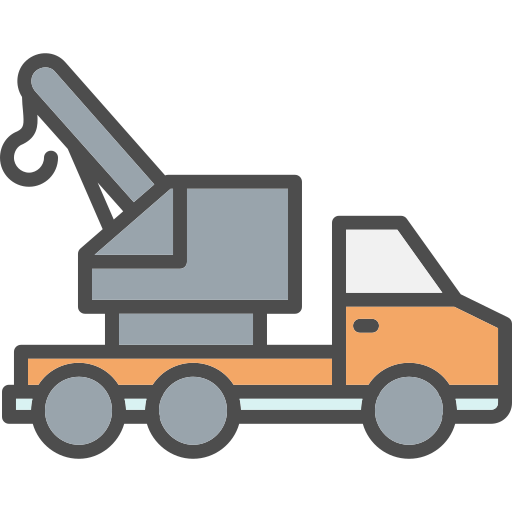 Crane truck Generic color lineal-color icon
