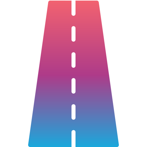 Road Generic gradient fill icon