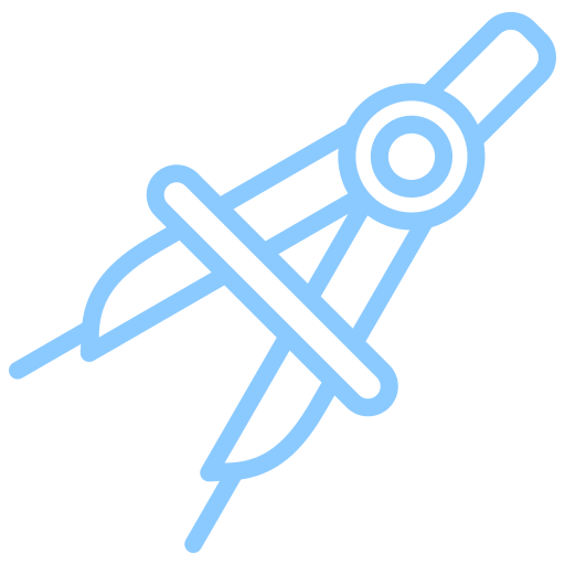 Drawing compass Generic color outline icon
