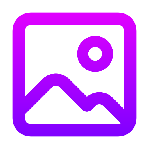 Picture Generic gradient outline icon