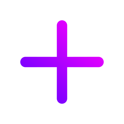 プラス Generic gradient outline icon