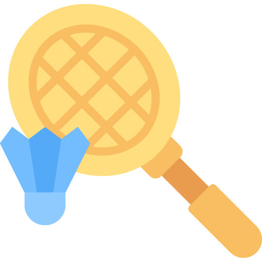 badminton Generic color fill icoon
