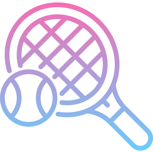 raqueta de tenis Generic gradient outline icono