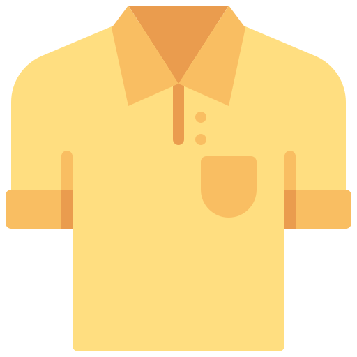 koszulka polo Generic color fill ikona