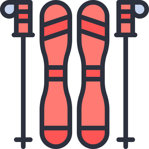 スキー Generic color lineal-color icon