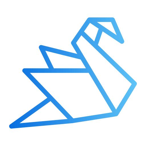 origami Generic gradient outline icon