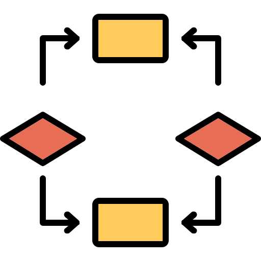 algoritme Generic color lineal-color icoon