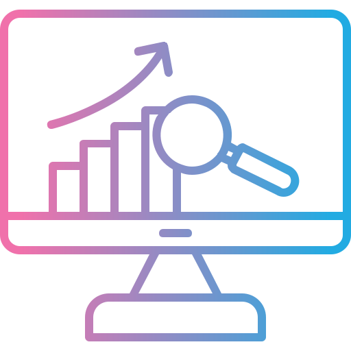 analisi dei dati Generic gradient outline icona