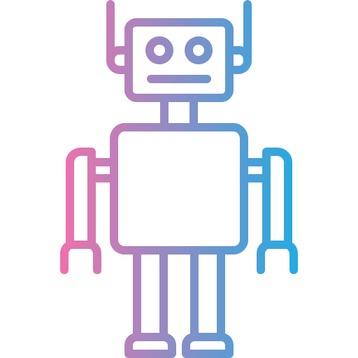 Robot Generic gradient outline icon