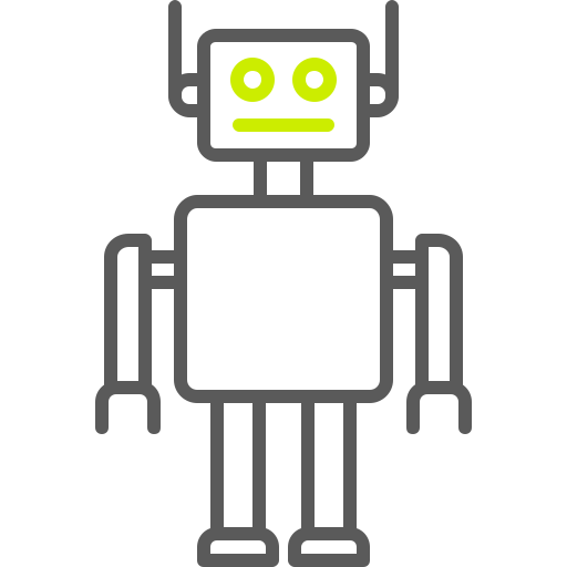 robô Generic color outline Ícone