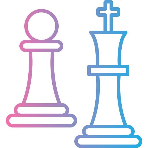 Шахматная фигура Generic gradient outline иконка