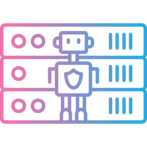 Secure data Generic gradient outline icon