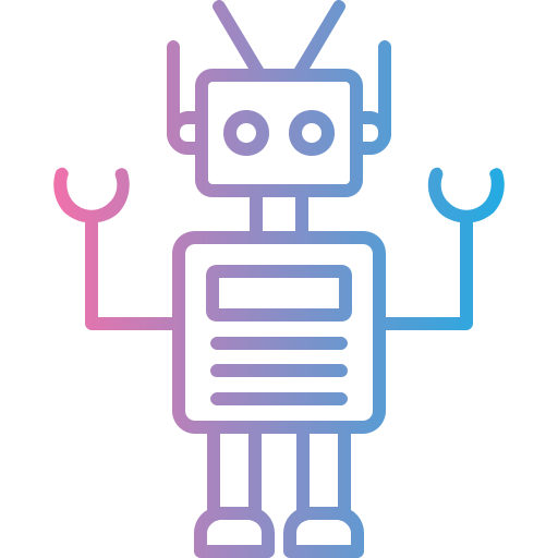 robot Generic gradient outline ikona