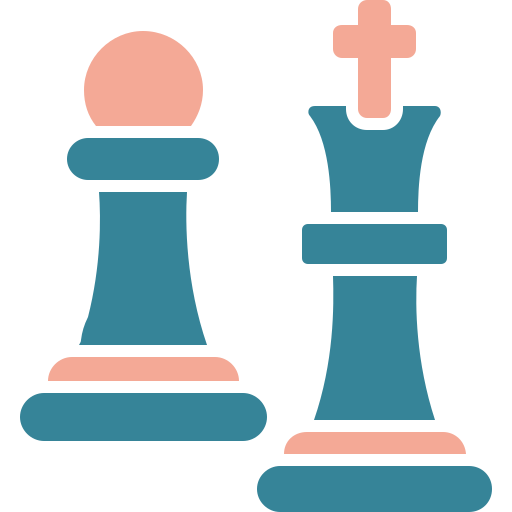 pezzo degli scacchi Generic color fill icona