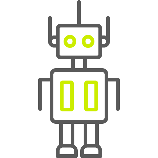 robot Generic color outline icoon