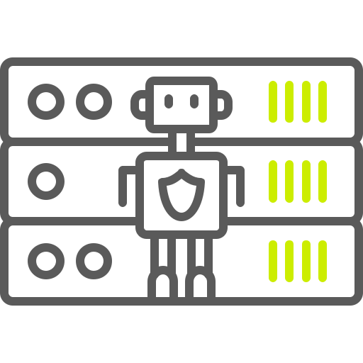 안전한 데이터 Generic color outline icon