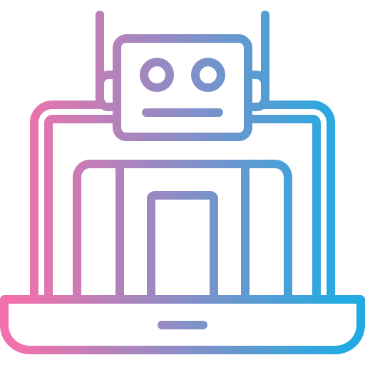 ロボットアシスタント Generic gradient outline icon