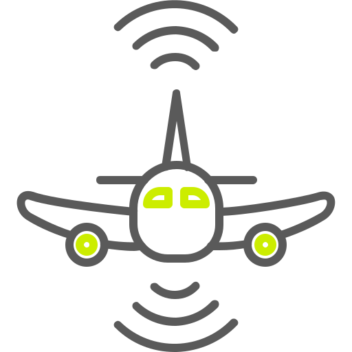Air plane Generic color outline icon