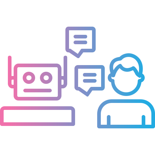 Чат-бот Generic gradient outline иконка