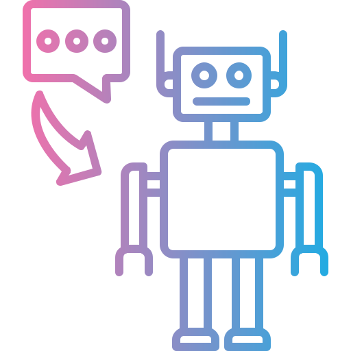 asistente de robot Generic gradient outline icono