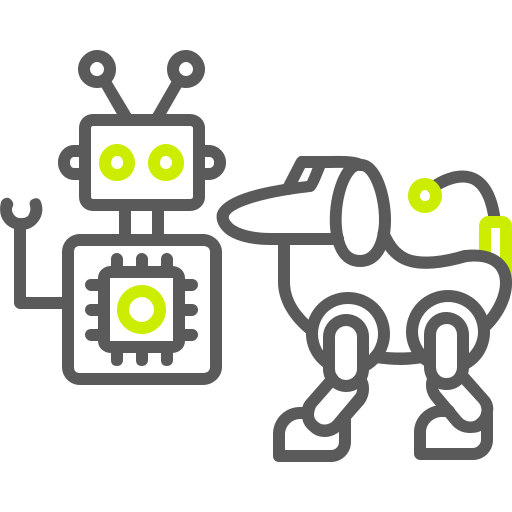 Робот Generic color outline иконка