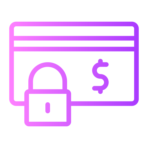 Security payment Generic gradient outline icon