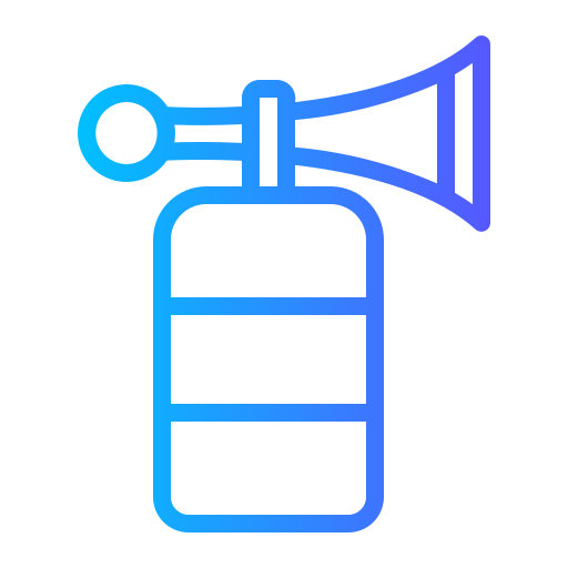 Air horn Generic gradient outline icon