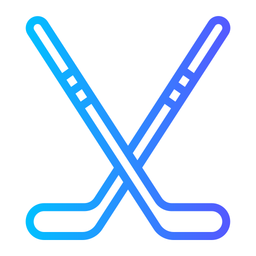 palos de hockey Generic gradient outline icono