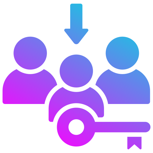 Key person Generic gradient fill icon