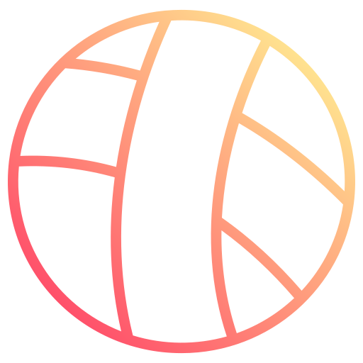 volleybal Generic gradient outline icoon