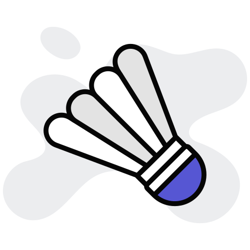 Badminton Generic color lineal-color icon