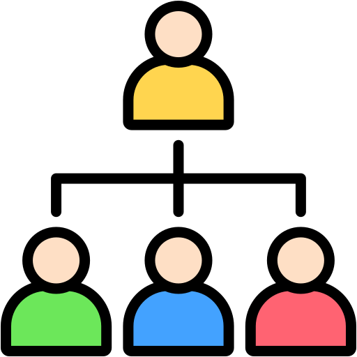 Hierarchical Generic color lineal-color icon