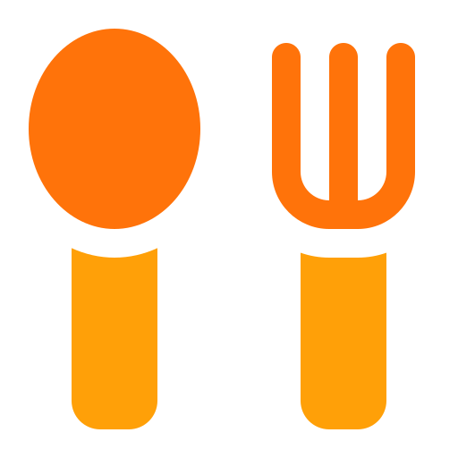 cuchara y tenedor Generic color fill icono