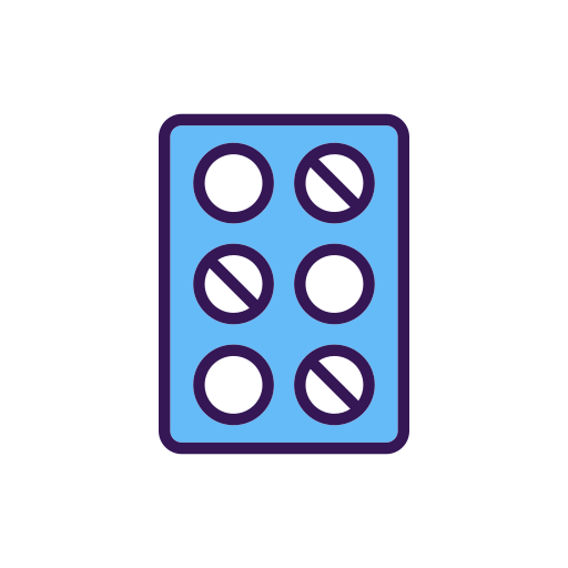 Blister Generic color lineal-color icon