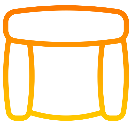 sillón Generic gradient outline icono