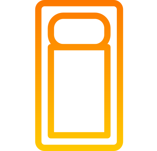 침대 Generic gradient outline icon