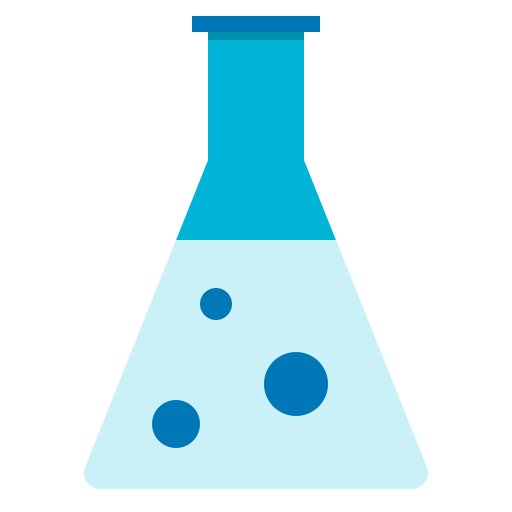 erlenmeyer Generic color fill icono