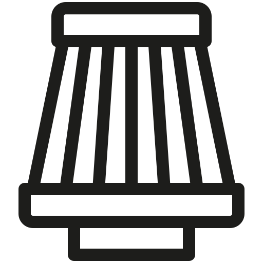 filtr powietrza Generic black outline ikona