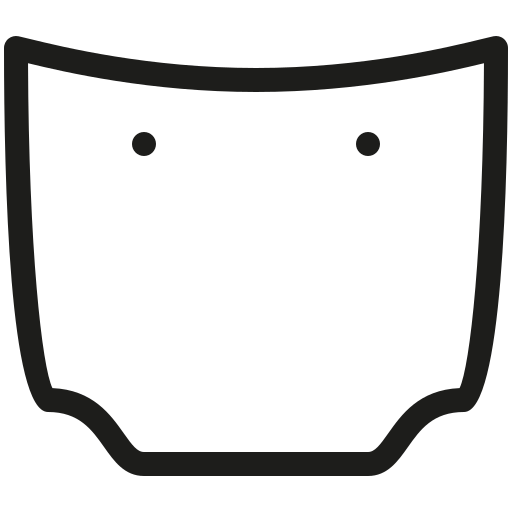 kap Generic black outline icoon