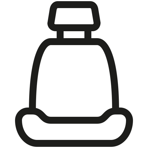 autostoel Generic black outline icoon