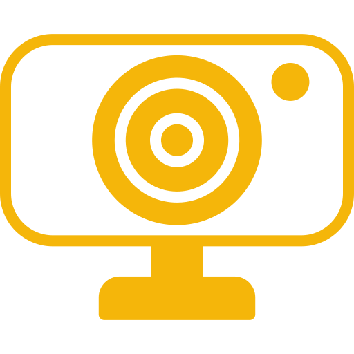 webcam Generic color fill icon