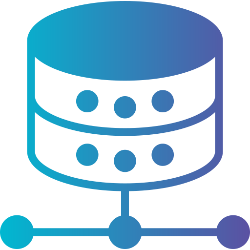 base de données Generic gradient fill Icône