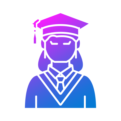 student Generic gradient fill ikona