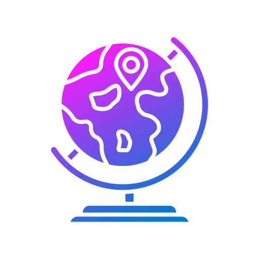 Globe earth Generic gradient fill icon