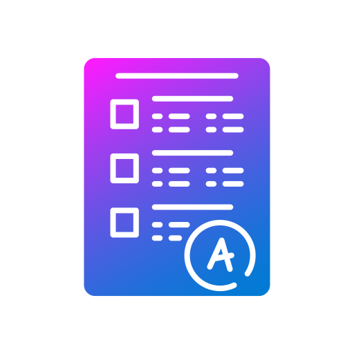 Questionnaire Generic gradient fill icon