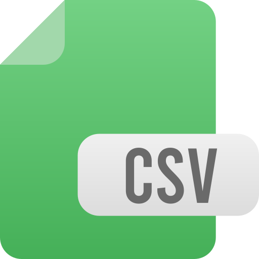 csv Generic gradient fill icono